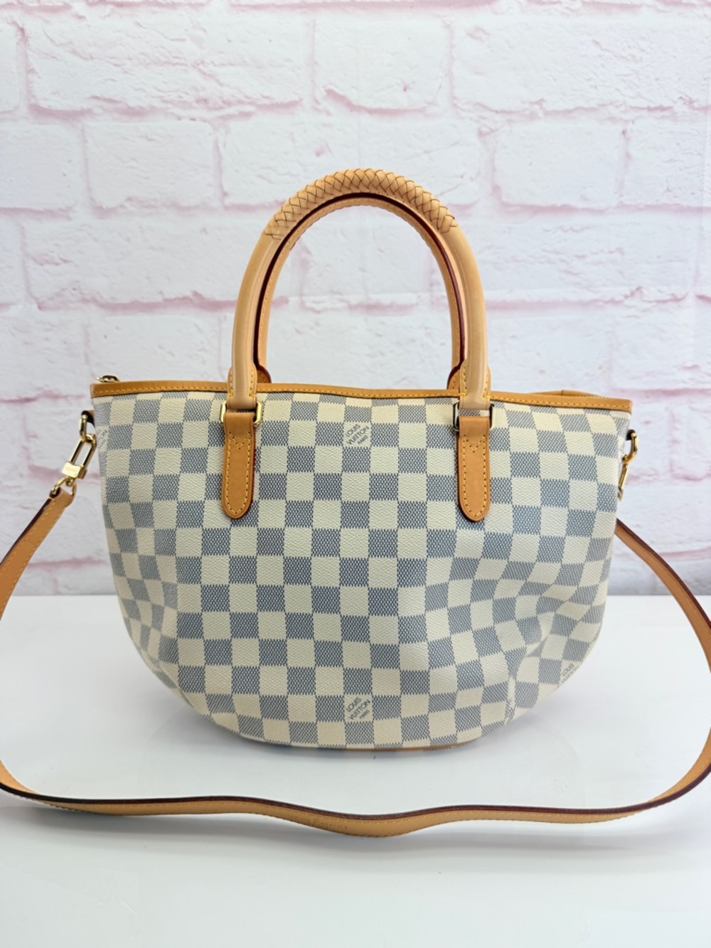 Louis Vuitton Riviera PM Damier Azur Convertible Bag - Picture 3 of 13